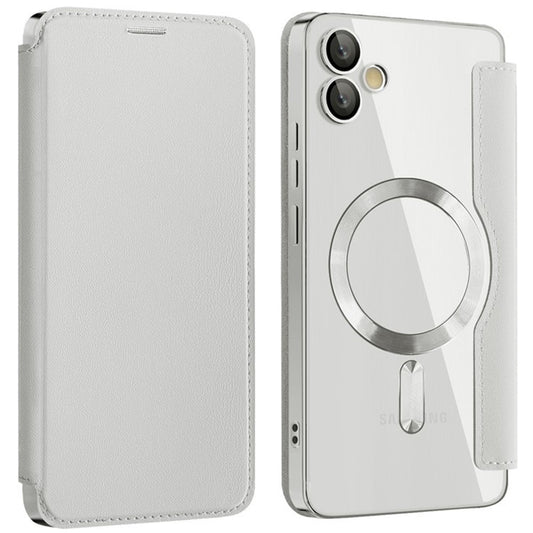 MagSafe tok Samsung Galaxy A05 A055-hez, Techsuit, SmartMag Book, Szürke