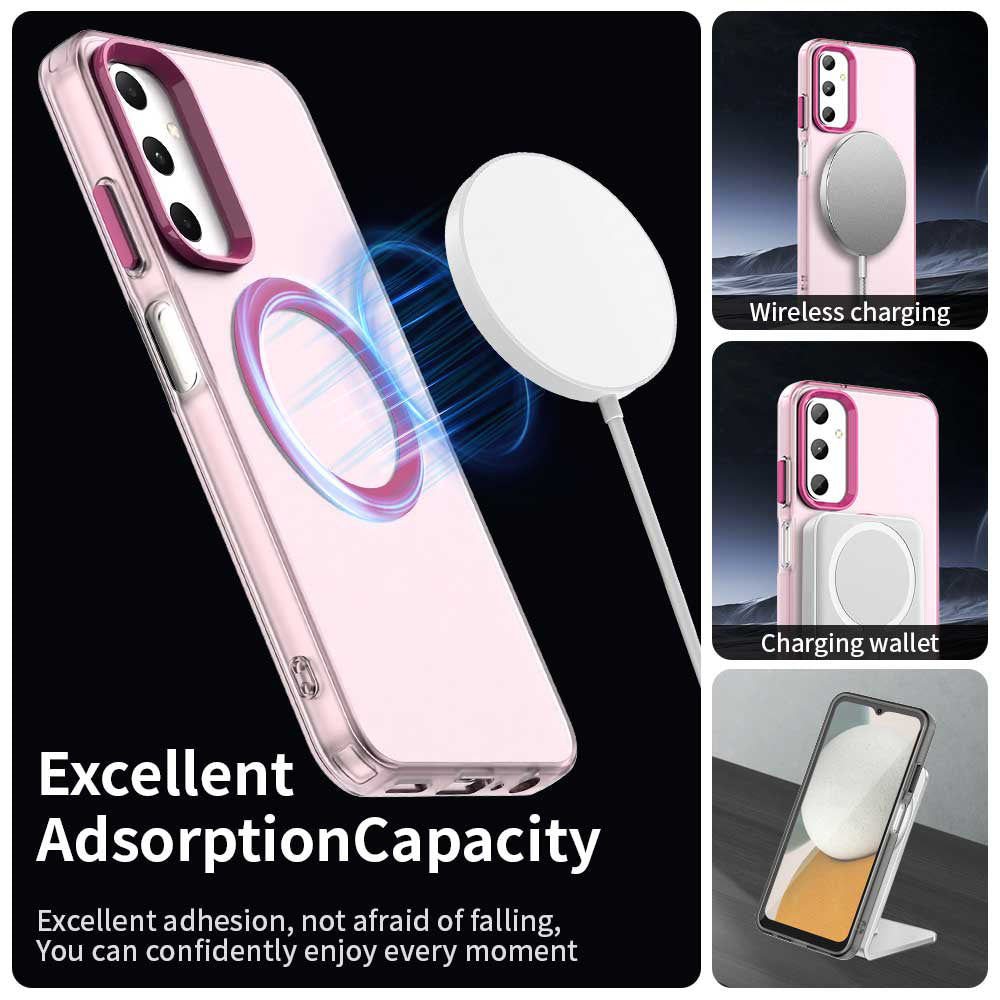 MagSafe tok Samsung Galaxy A05s A057-hez, Techsuit, CandyCase, Rózsaszín