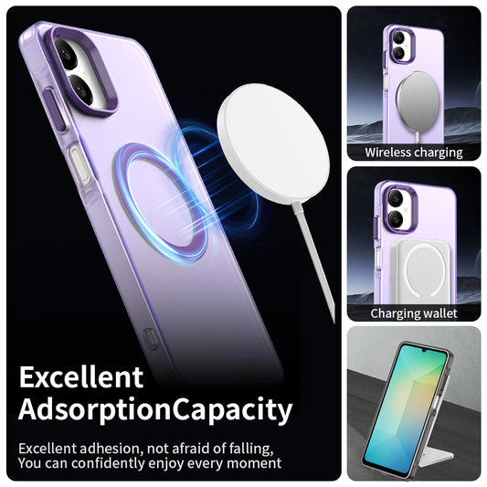 MagSafe tok Samsung Galaxy A06 A065-hez, Techsuit, CandyCase, Lila