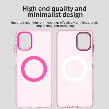 MagSafe tok Samsung Galaxy A06 A065-hez, Techsuit, CandyCase, Rózsaszín