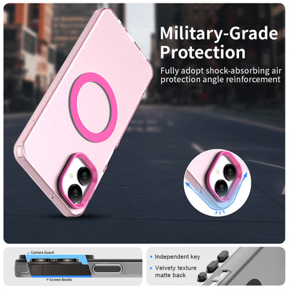 MagSafe tok Samsung Galaxy A06 A065-hez, Techsuit, CandyCase, Rózsaszín