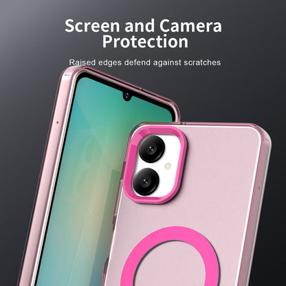 MagSafe tok Samsung Galaxy A06 A065-hez, Techsuit, CandyCase, Rózsaszín