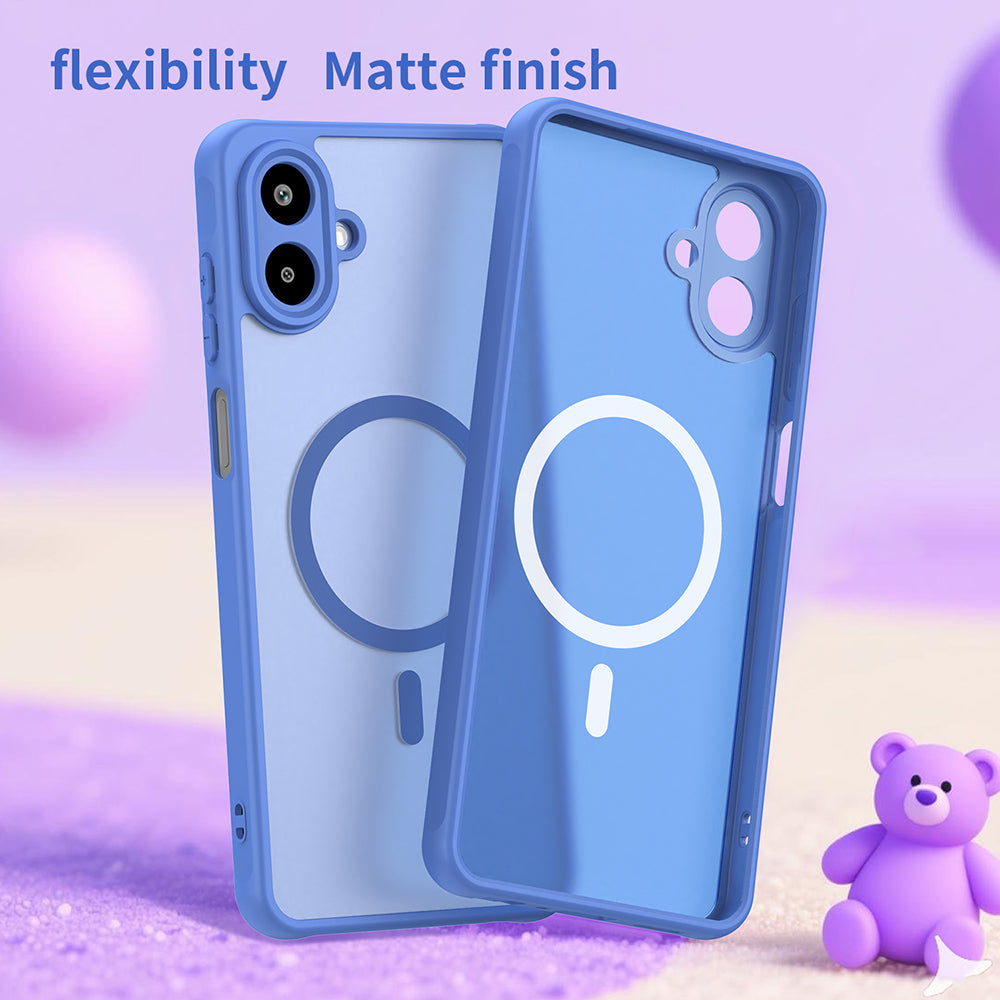 MagSafe tok Samsung Galaxy A07 4G A075-höz, Techsuit, HaloFrost II, Kék