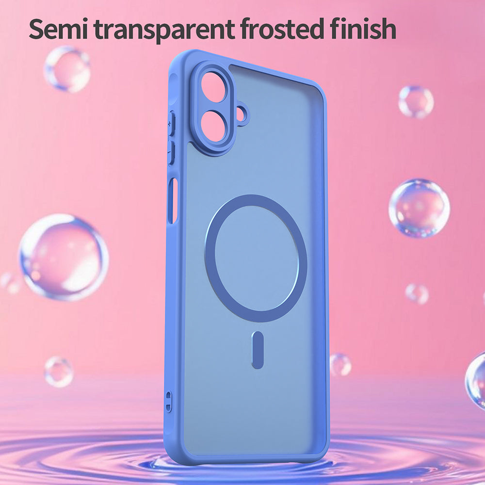 MagSafe tok Samsung Galaxy A07 4G A075-höz, Techsuit, HaloFrost II, Kék