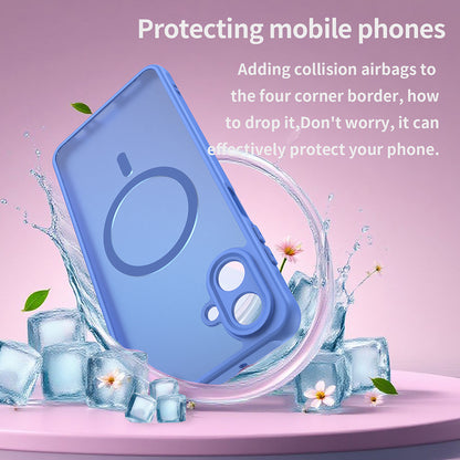 MagSafe tok Samsung Galaxy A07 4G A075-höz, Techsuit, HaloFrost II, Kék