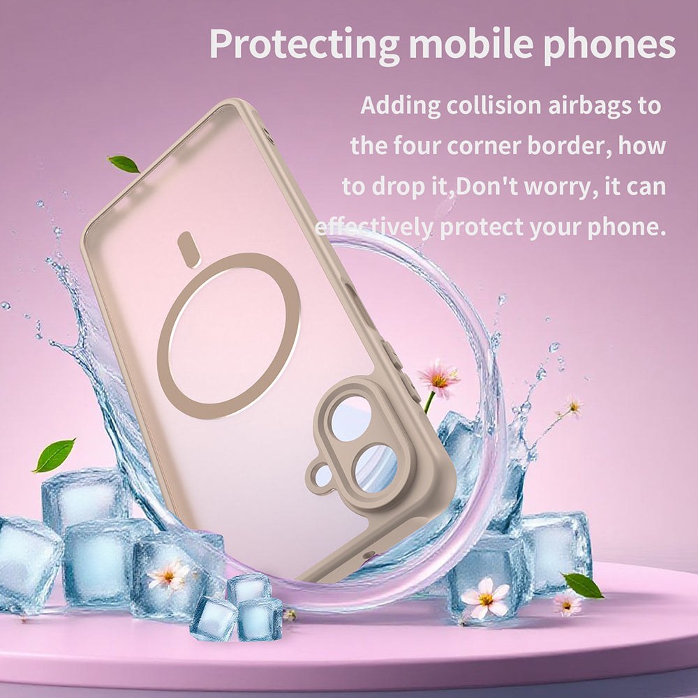 MagSafe tok Samsung Galaxy A07 4G A075-höz, Techsuit, HaloFrost II, Arany