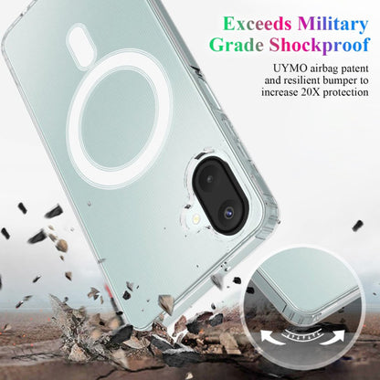 MagSafe Case for Samsung Galaxy A07 4G A075, Techsuit, Pro, Transparent
