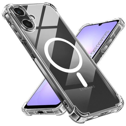 MagSafe tok Samsung Galaxy A07 4G A075-höz, Techsuit, Ütésálló, Átlátszó