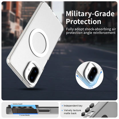 MagSafe tok Samsung Galaxy A07 4G A075-hez, Techsuit, CandyCase, Fehér