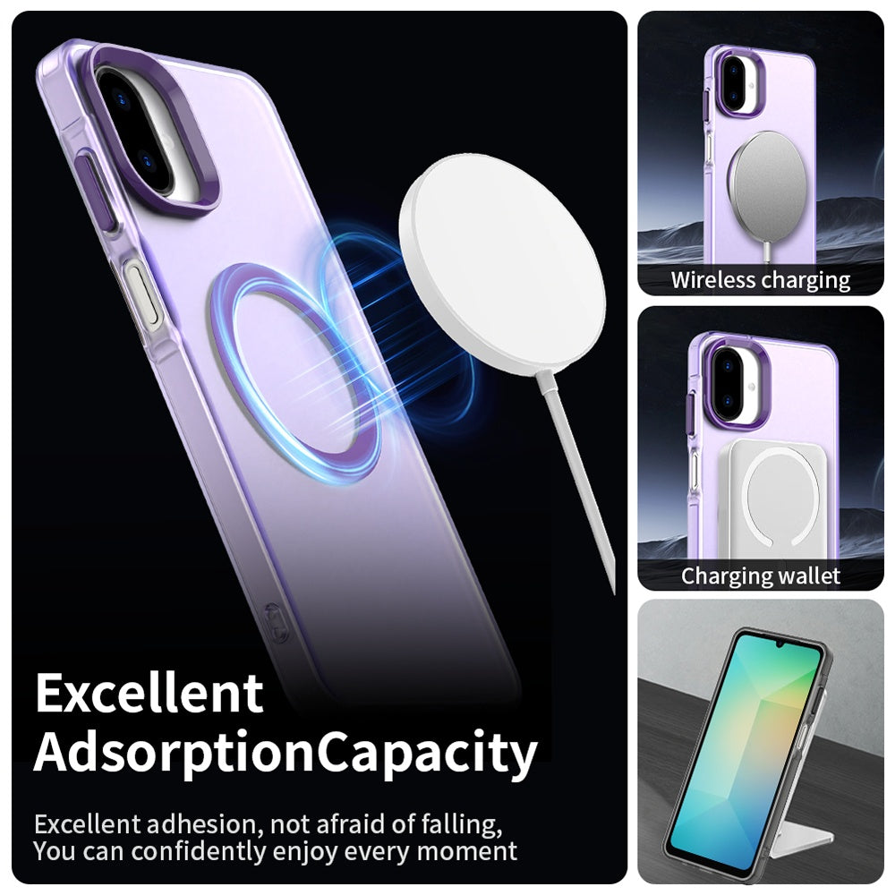 MagSafe tok Samsung Galaxy A07 4G A075-hez, Techsuit, CandyCase, Lila