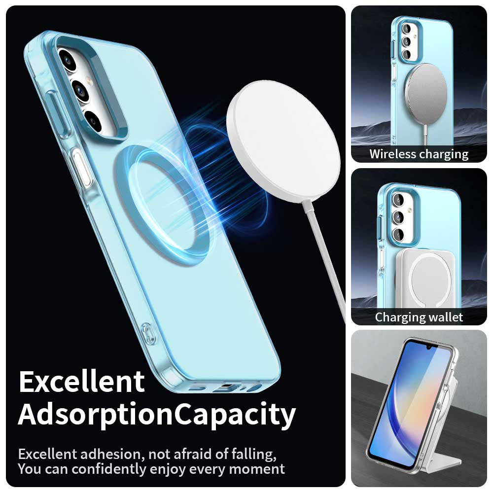 MagSafe tok Samsung Galaxy A15 5G A156 / A15 A155, Techsuit, CandyCase, Kék