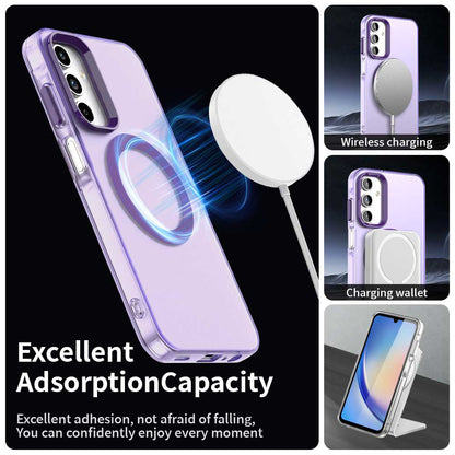 MagSafe tok Samsung Galaxy A15 5G A156 / A15 A155, Techsuit, CandyCase, Lila
