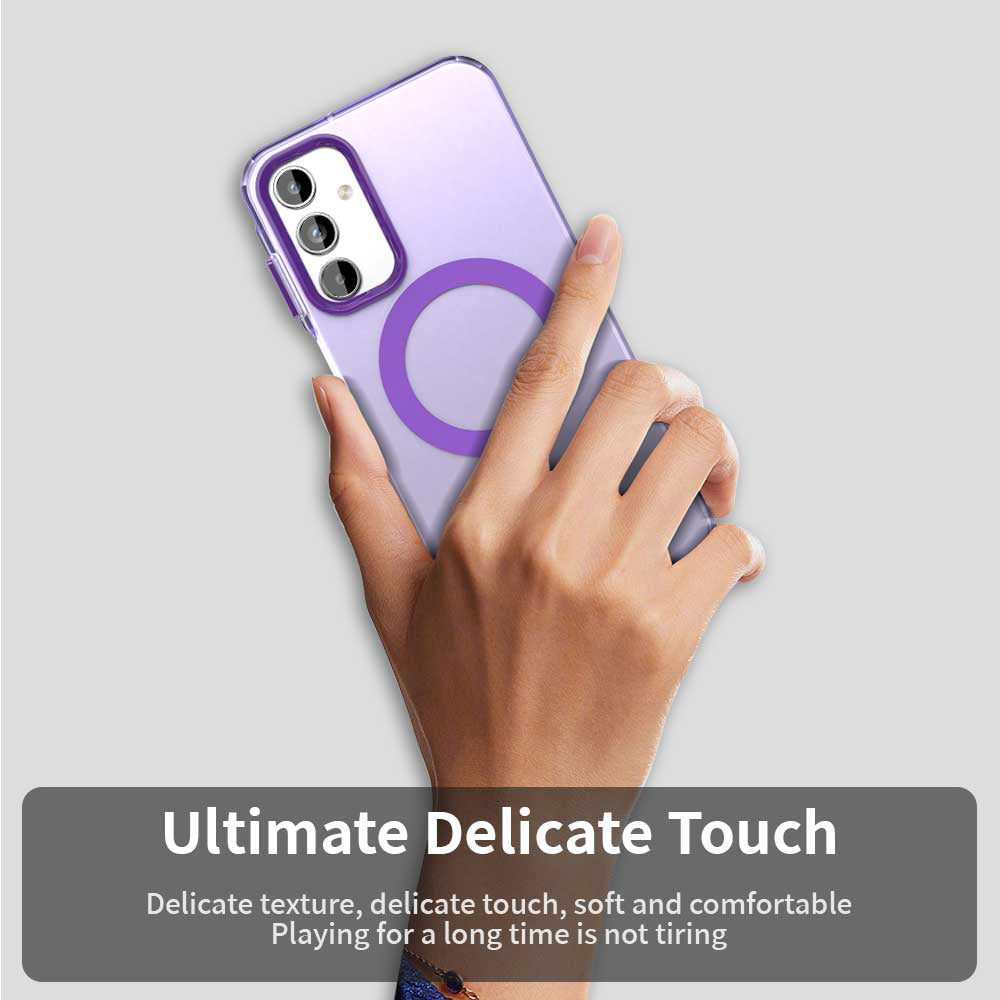 MagSafe tok Samsung Galaxy A15 5G A156 / A15 A155, Techsuit, CandyCase, Lila