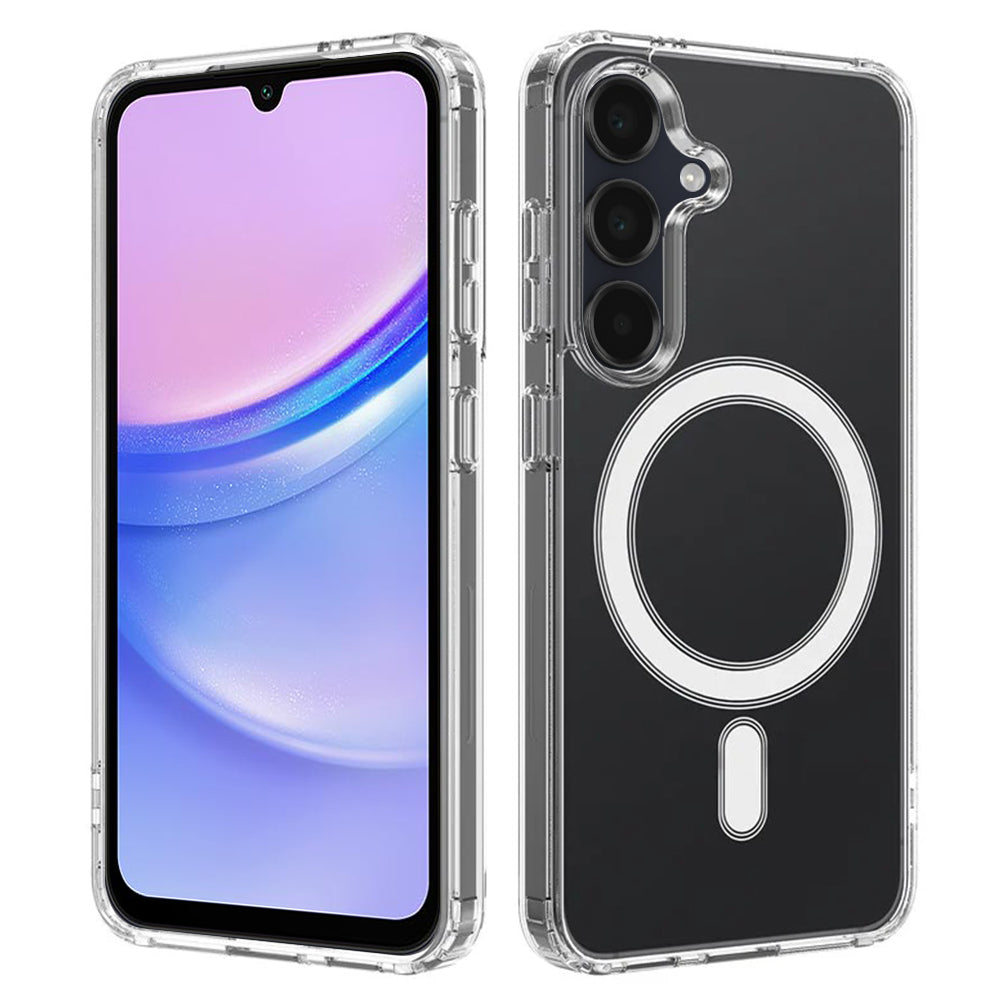MagSafe tok Samsung Galaxy A15 A155-hez, Techsuit, Pro, Átlátszó