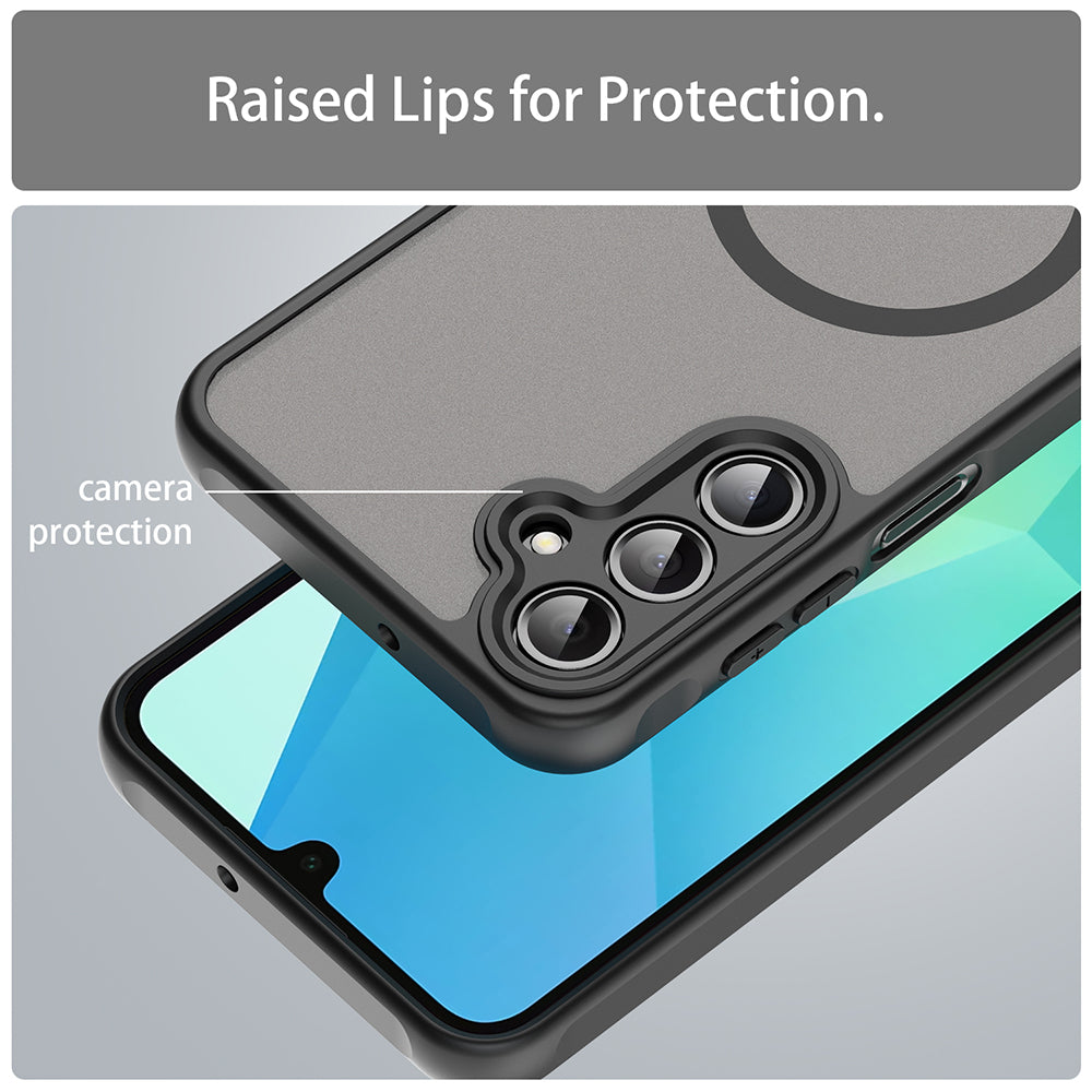 MagSafe tok Samsung Galaxy A16 5G A166 / A16 4G A165 készülékhez, Techsuit, HaloFrost II, Fekete