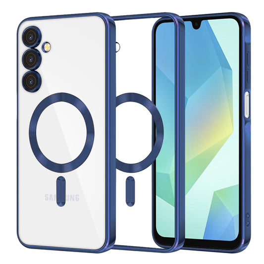 MagSafe tok Samsung Galaxy A16 5G A166 / A16 4G A165 készülékhez, Techsuit, Luxury Crystal, Sötétkék