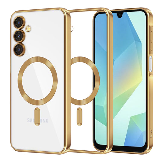 MagSafe tok Samsung Galaxy A16 5G A166 / A16 4G A165 készülékhez, Techsuit, Luxury Crystal, Arany