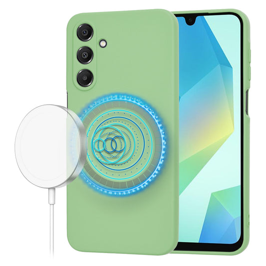 MagSafe tok Samsung Galaxy A16 5G A166 / A16 4G A165 készülékhez, Techsuit, SoftFlex, Világos zöld