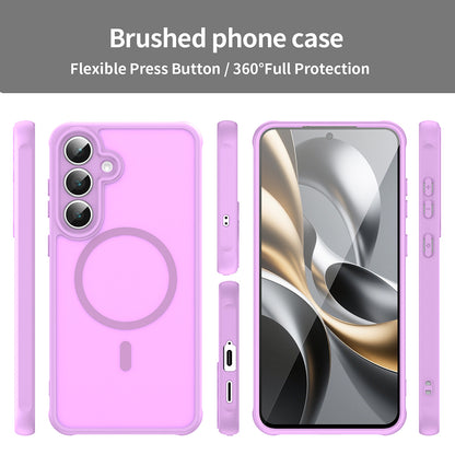 MagSafe Case for Samsung Galaxy A17 5G, Techsuit, HaloFrost II, Pink
