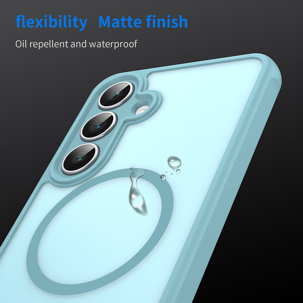 MagSafe tok Samsung Galaxy A17 5G-hez, Techsuit, HaloFrost II, Világos zöld