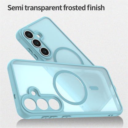 MagSafe tok Samsung Galaxy A17 5G-hez, Techsuit, HaloFrost II, Világos zöld