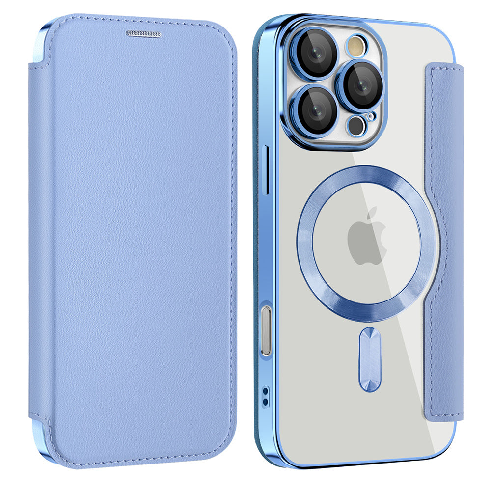 MagSafe tok Samsung Galaxy A17 5G-hez, Techsuit, SmartMag Book, Kék