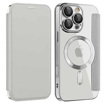 MagSafe tok Samsung Galaxy A17 5G-hez, Techsuit, SmartMag Book, Szürke