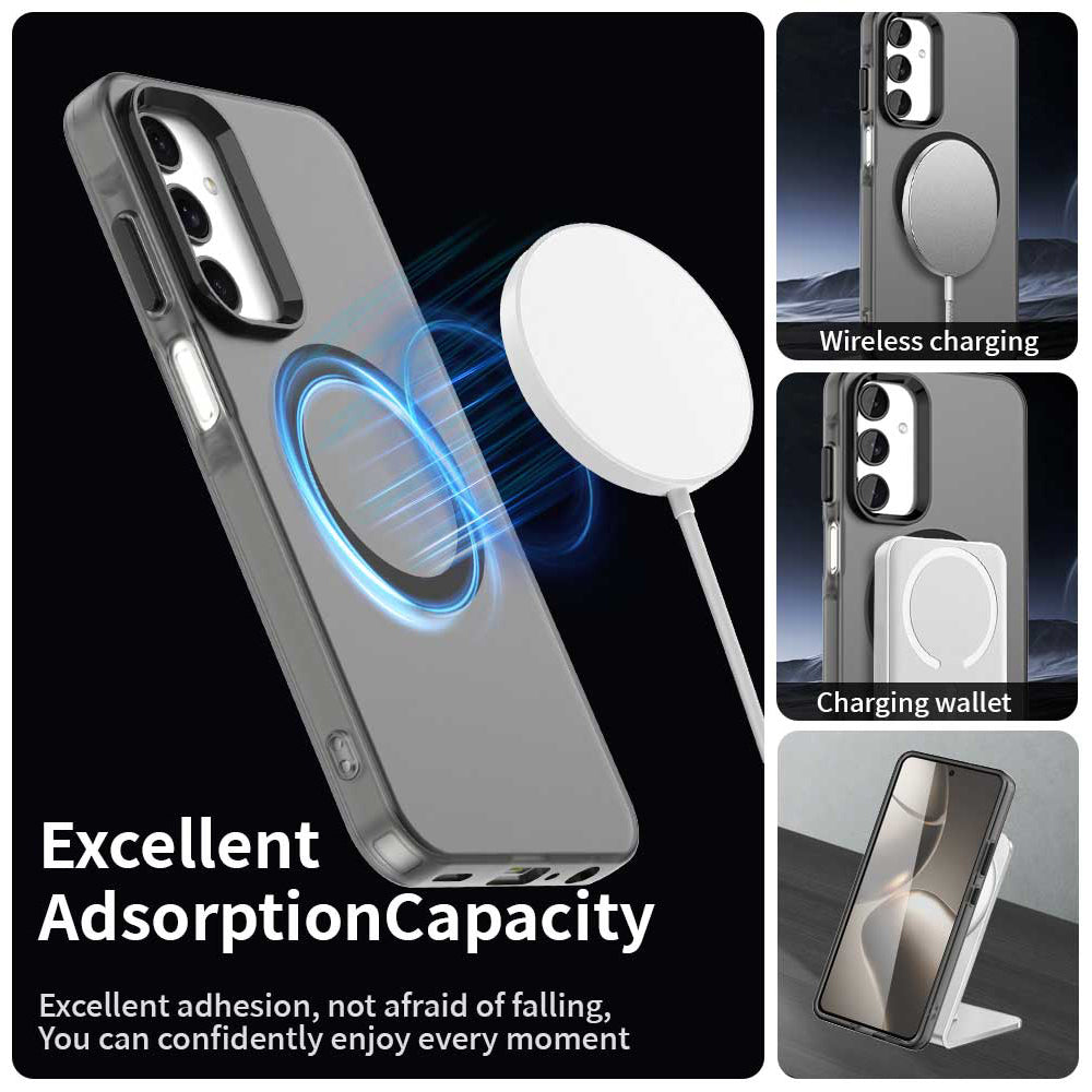MagSafe tok Samsung Galaxy A25 A256-hoz, Techsuit, CandyCase, Fekete
