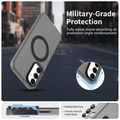 MagSafe tok Samsung Galaxy A25 A256-hoz, Techsuit, CandyCase, Fekete