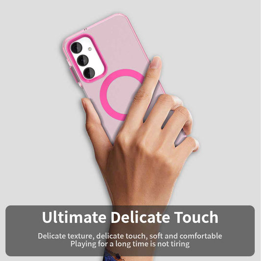 MagSafe tok Samsung Galaxy A25 A256-hoz, Techsuit, CandyCase, Rózsaszín