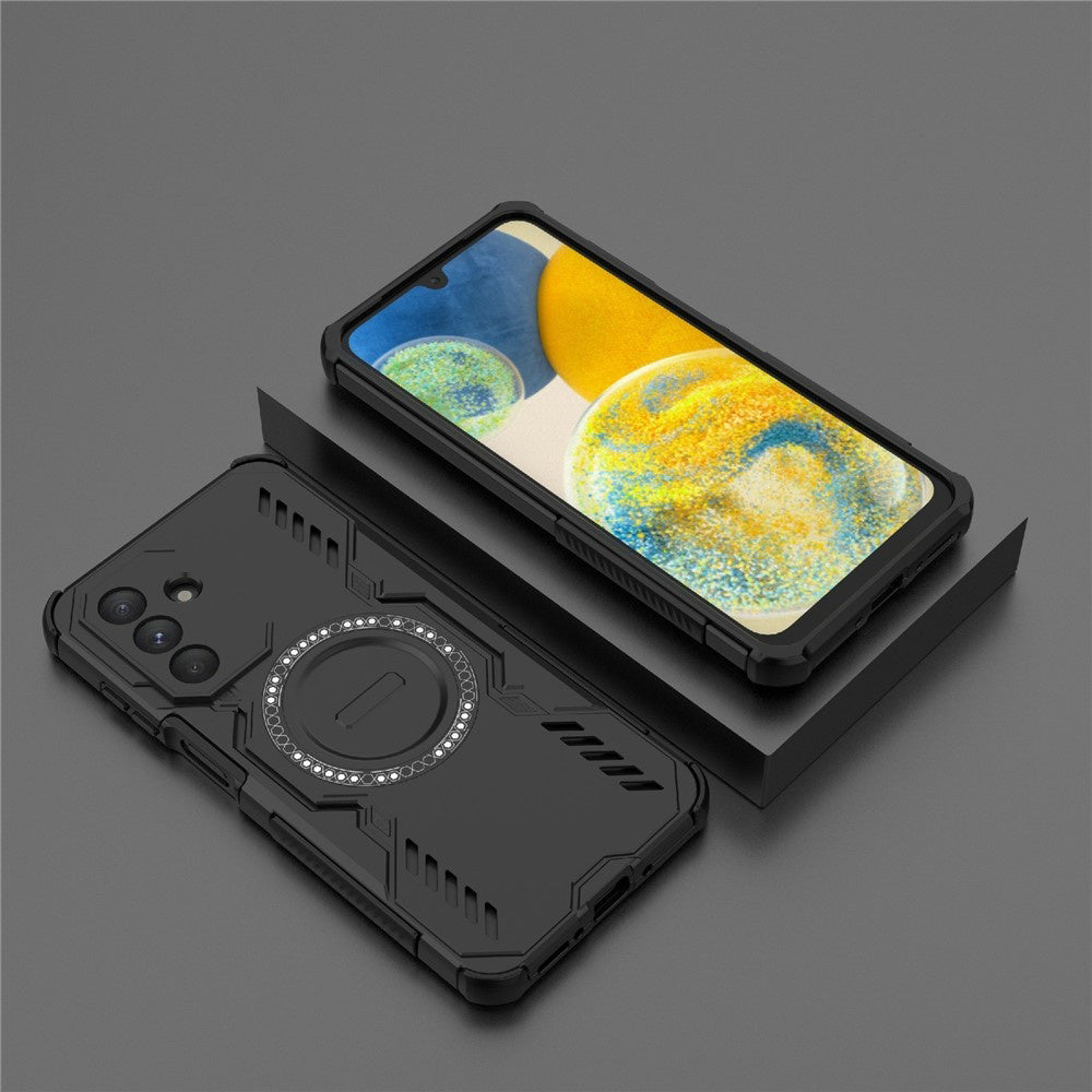 MagSafe tok Samsung Galaxy A26 A266-hoz, Techsuit, ArmorMag, Fekete