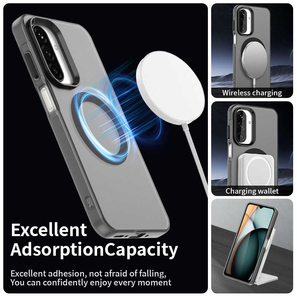 MagSafe tok Samsung Galaxy A26 A266-hoz, Techsuit, CandyCase, Fekete