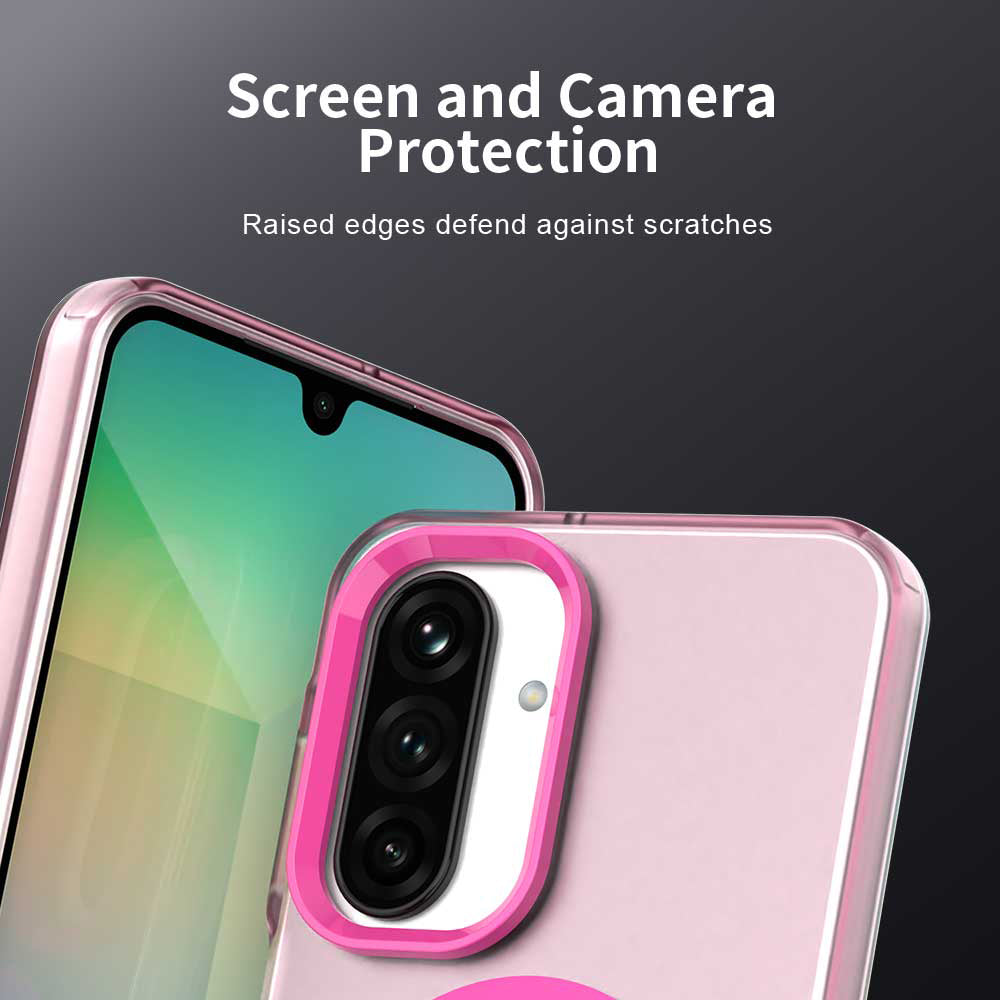 MagSafe tok Samsung Galaxy A26 A266-hoz, Techsuit, CandyCase, Rózsaszín