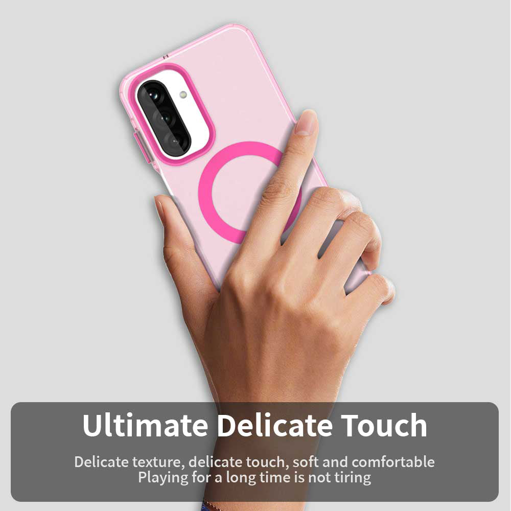 MagSafe tok Samsung Galaxy A26 A266-hoz, Techsuit, CandyCase, Rózsaszín