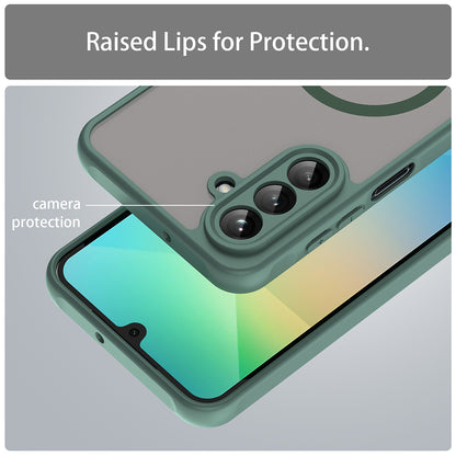 MagSafe tok Samsung Galaxy A26 A266-hoz, Techsuit, HaloFrost II, Zöld