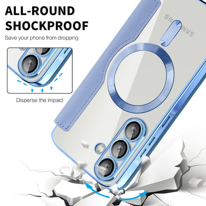 MagSafe tok Samsung Galaxy A26 A266-hoz, Techsuit, SmartMag Book, Kék