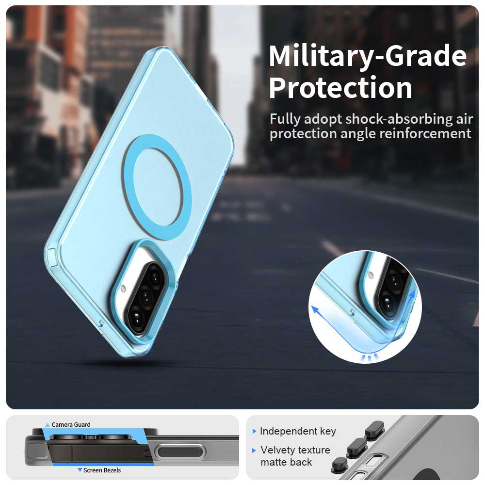 MagSafe tok Samsung Galaxy A27 5G-hez, Techsuit, CandyCase, Kék