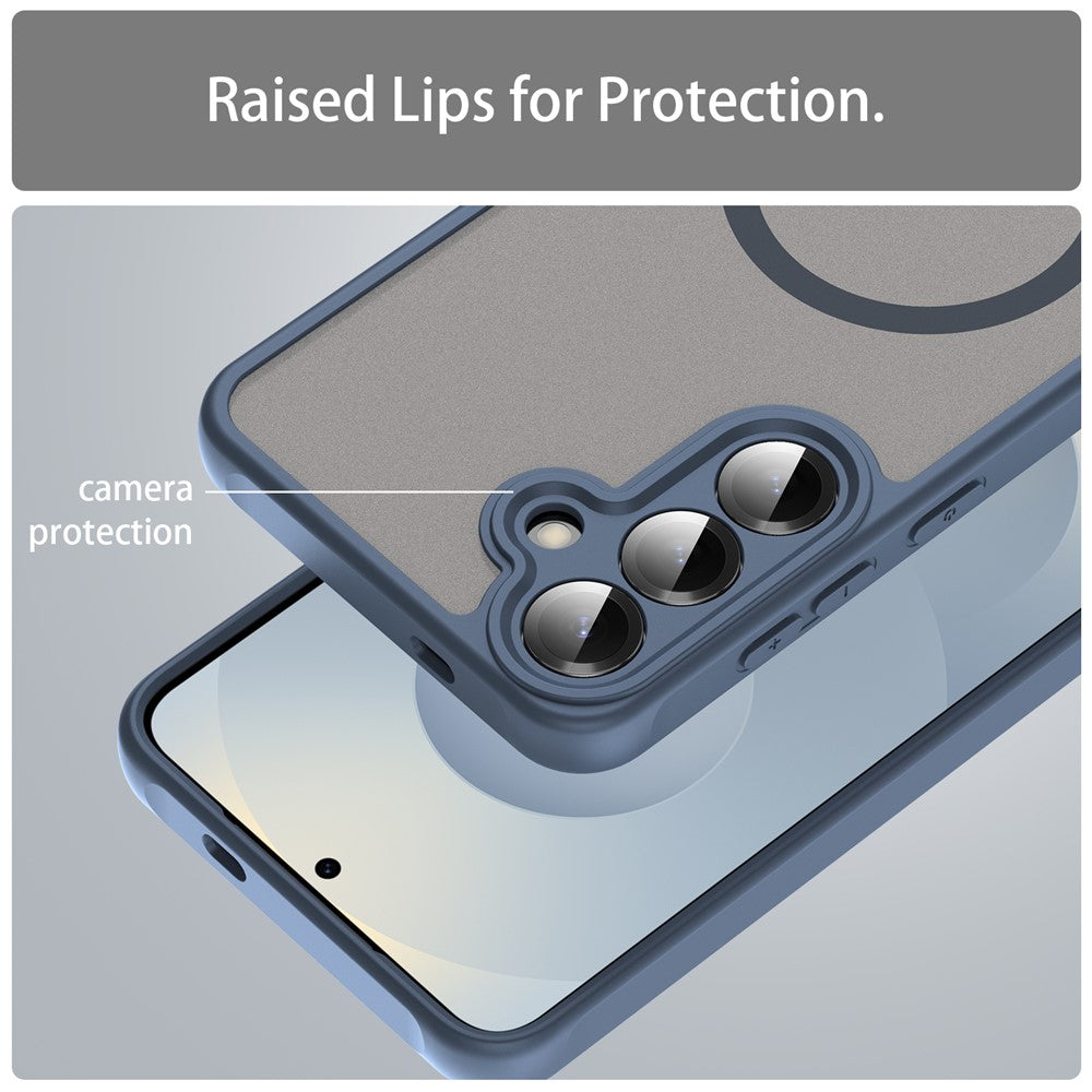 MagSafe tok Samsung Galaxy A27 5G-hez, Techsuit, HaloFrost II, Tengerészkék