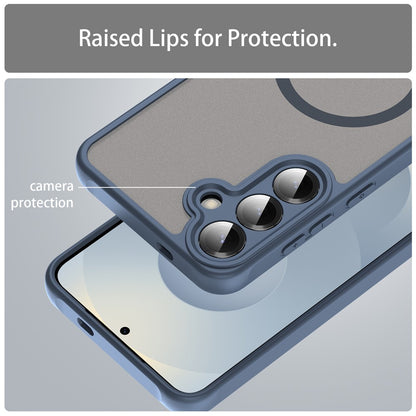 MagSafe tok Samsung Galaxy A27 5G-hez, Techsuit, HaloFrost II, Tengerészkék