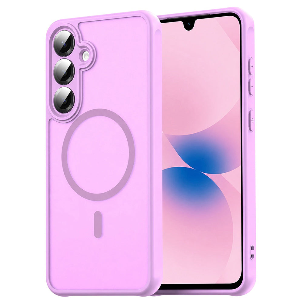 MagSafe tok Samsung Galaxy A27 5G-hez, Techsuit, HaloFrost II, Rózsaszín