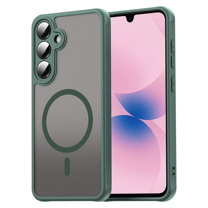 MagSafe tok Samsung Galaxy A27 5G-hez, Techsuit, HaloFrost II, Zöld