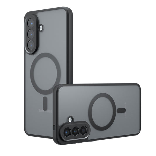 MagSafe tok Samsung Galaxy A27 5G-hez, Techsuit, PureFrost, Fekete Szatén