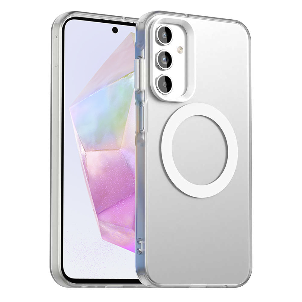 MagSafe tok Samsung Galaxy A35 5G A356-hoz, Techsuit, CandyCase, Fehér