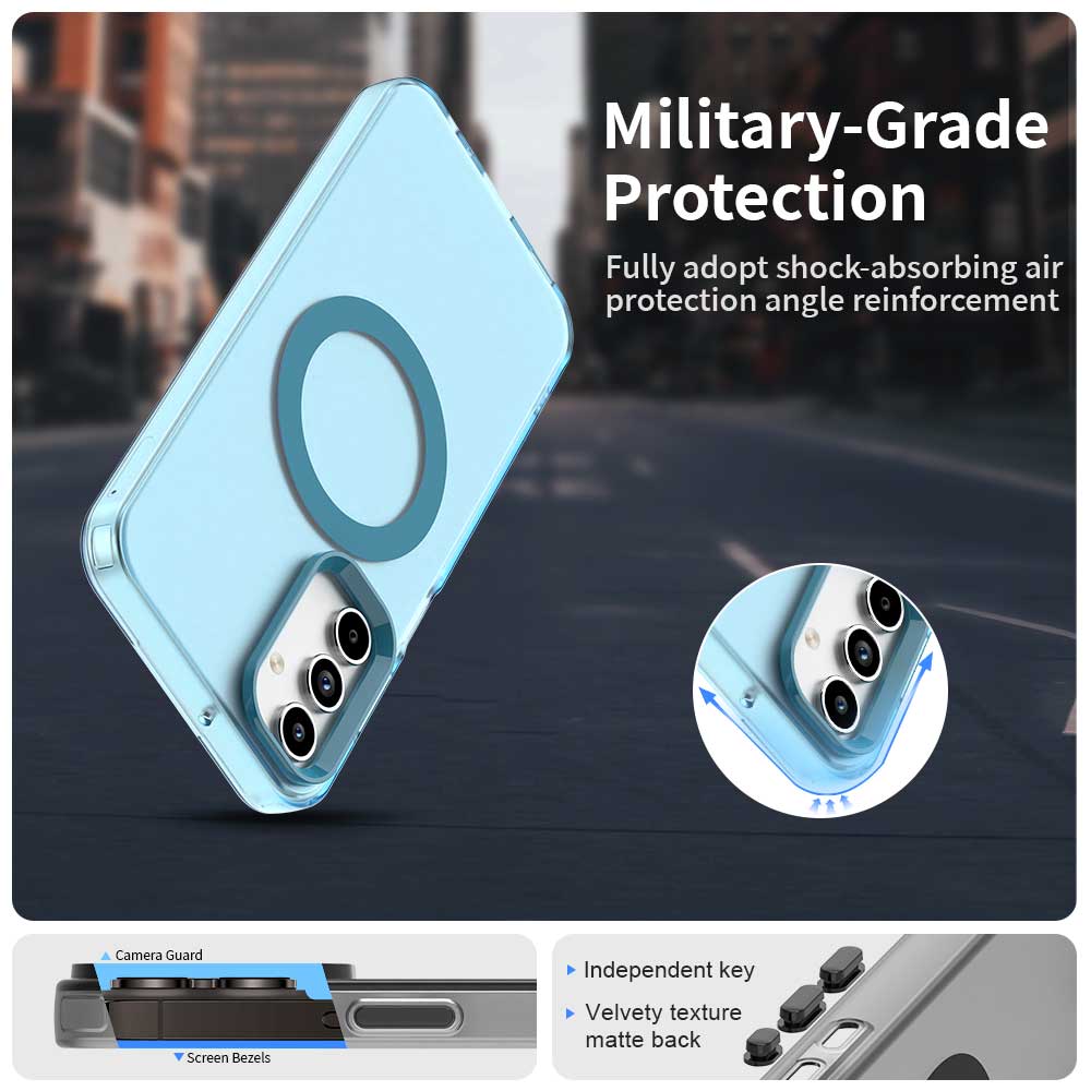 MagSafe tok Samsung Galaxy A35 5G A356-hoz, Techsuit, CandyCase, Kék