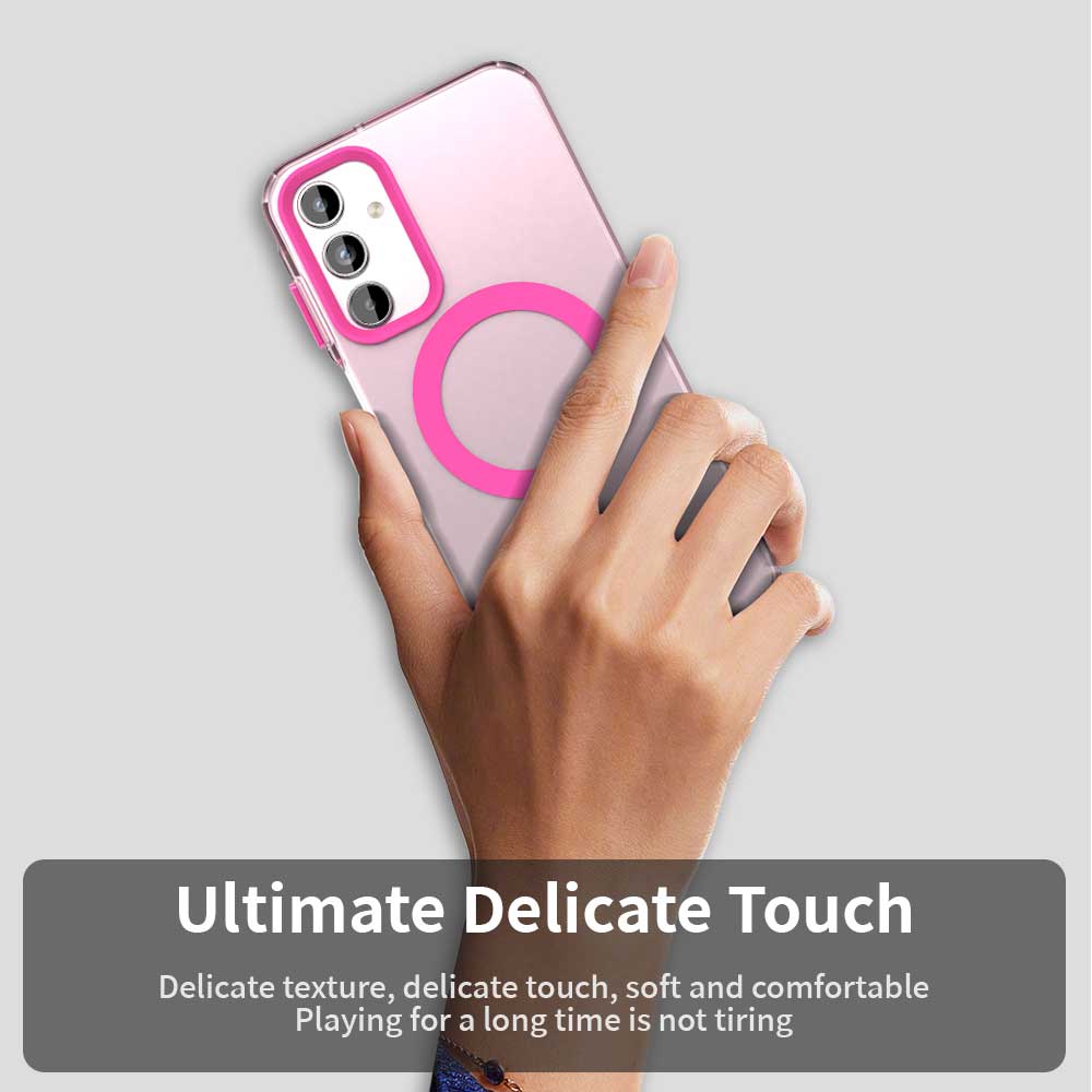 MagSafe tok Samsung Galaxy A35 5G A356-hoz, Techsuit, CandyCase, Rózsaszín