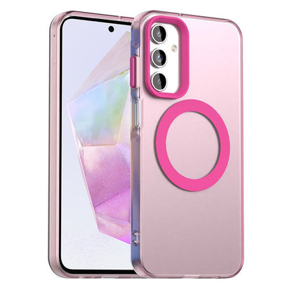 MagSafe tok Samsung Galaxy A35 5G A356-hoz, Techsuit, CandyCase, Rózsaszín
