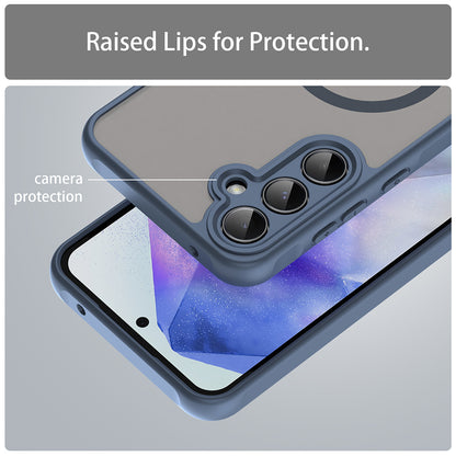MagSafe tok Samsung Galaxy A35 5G A356-hoz, Techsuit, HaloFrost II, Tengerészkék
