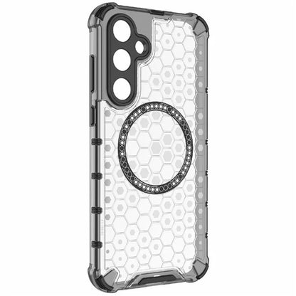 MagSafe tok Samsung Galaxy A35 5G A356-hoz, Techsuit, HoneyComb Shield, Fehér