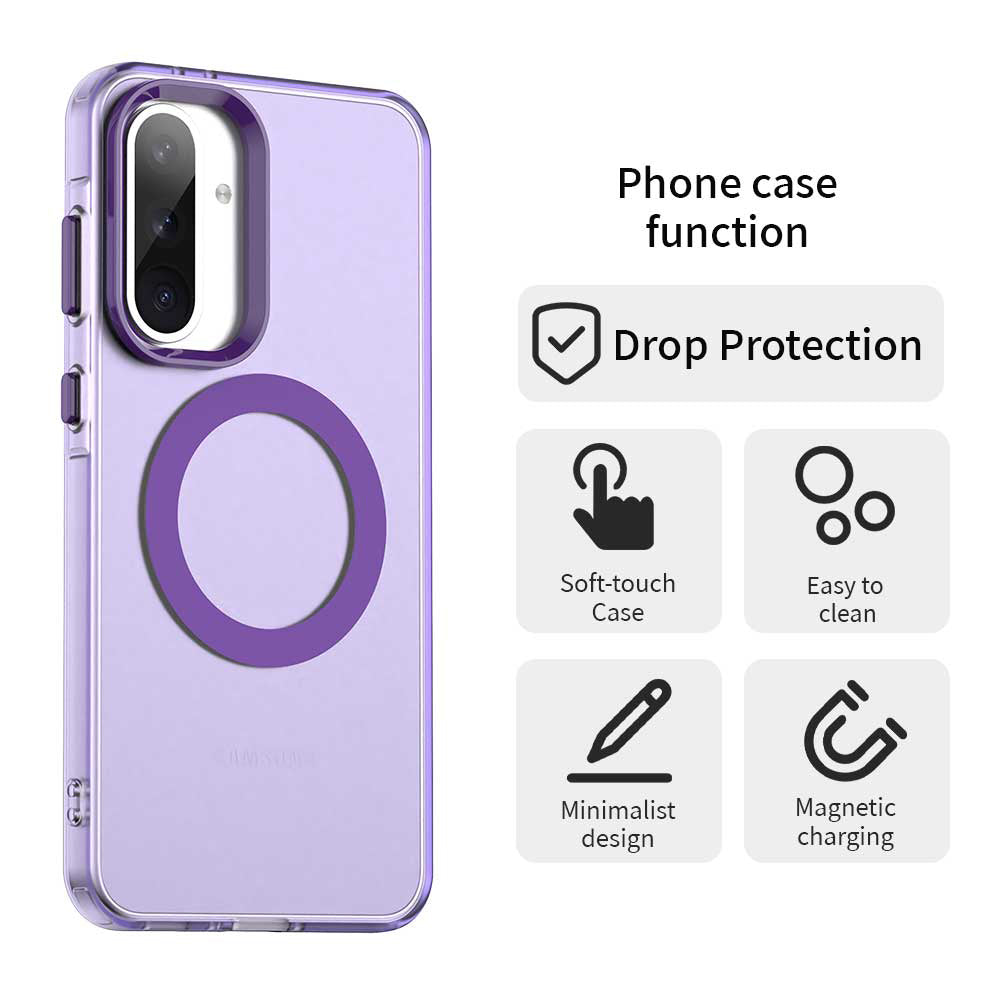 MagSafe tok Samsung Galaxy A36 A366-hez, Techsuit, CandyCase, Lila