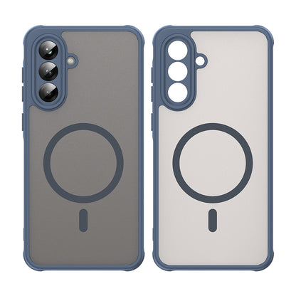MagSafe tok Samsung Galaxy A36 A366-hez, Techsuit, HaloFrost II, Tengerészkék
